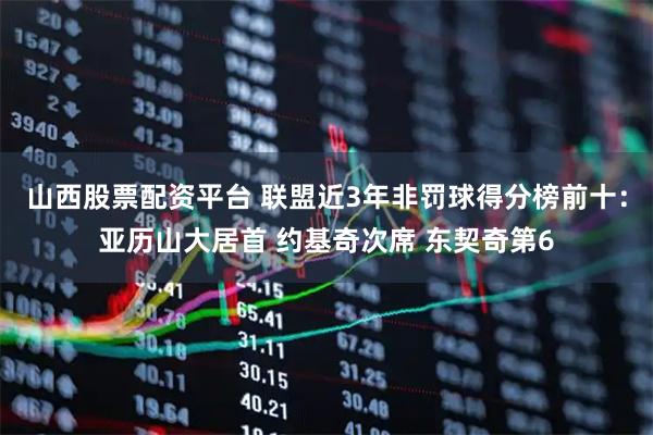 山西股票配资平台 联盟近3年非罚球得分榜前十：亚历山大居首 约基奇次席 东契奇第6